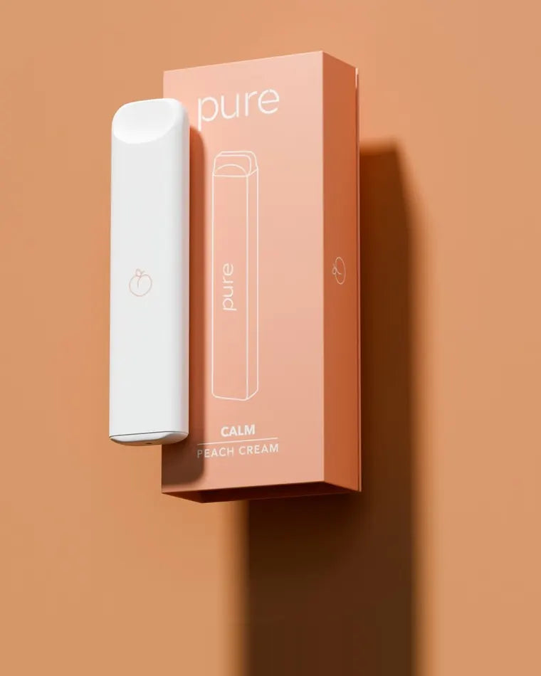 Pure Calm diffuser in Peach Cream
